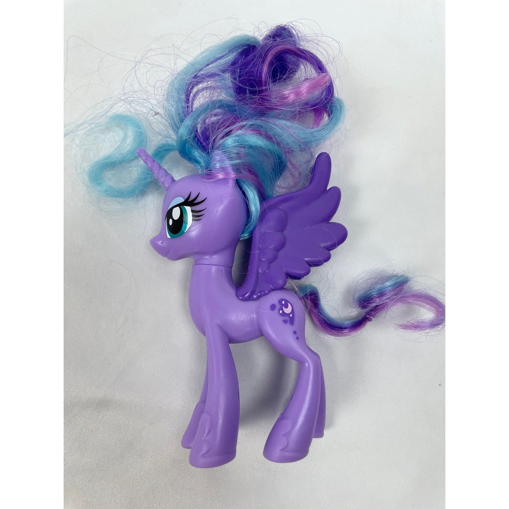 My Little Pony G4 Princess Luna Purple Crystal Empire Figure Toy Brushable Hair